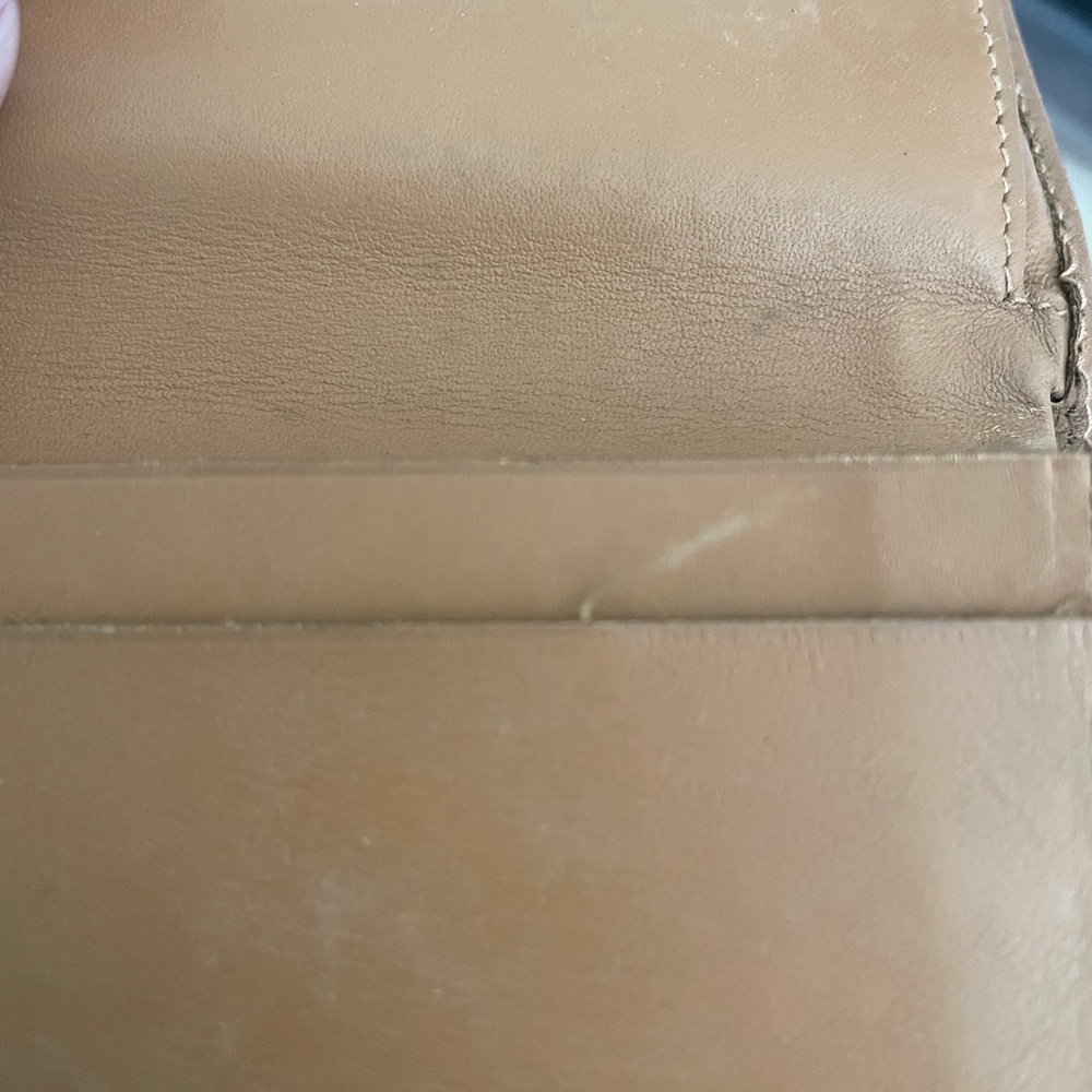 Celine Brown Monogram Canvas Leather Trim Wallet - Picture 7 of 8